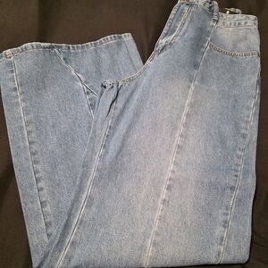 Fashion Nova Denim Blue Wide Leg Jeans